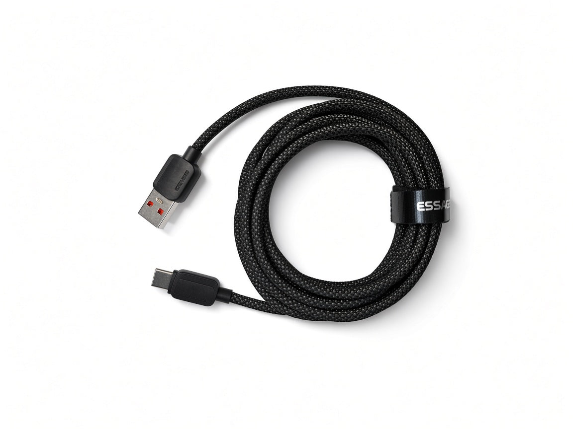 Cable Essager USB-A a USB-C 100W — 2 Metros