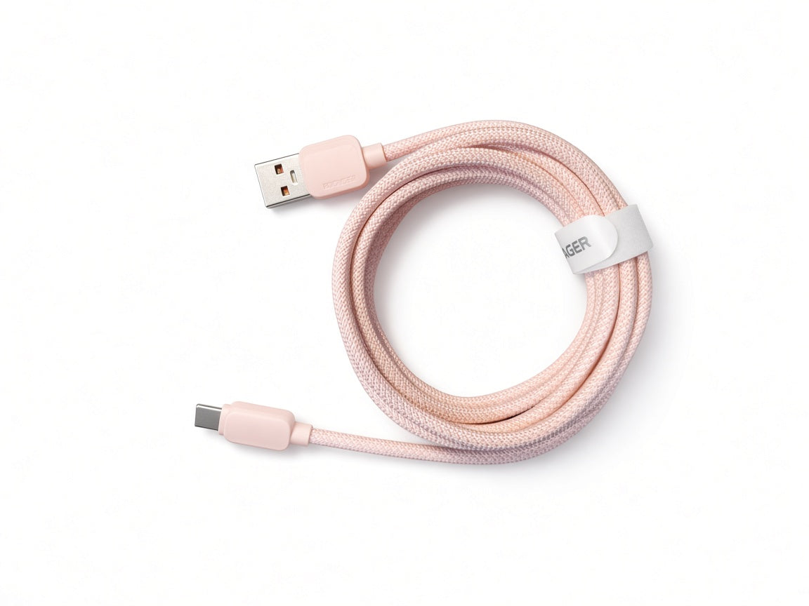 Cable Essager USB-A a USB-C 100W — 2 Metros