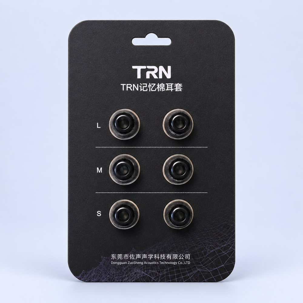 TRN Memory Foam — Eartips Viscoelásticos S/M/L
